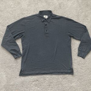 Buck Mason Field-Spec Rugby Polo Men's XL Gray BM11188.549